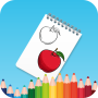 icon Fruit Color Book(Frutas para colorir Livro
)