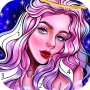 icon Girl Coloring(Girls Coloring Book Offline, Free Paint by Number
)
