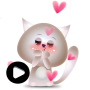 icon Animated BB Kitten Stickers(Animated Kitten Sticker)