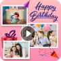 icon Birthday Video Maker(Aniversário Video Maker
)