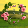icon Rose Clock(Relógio rosa papel de parede ao vivo)