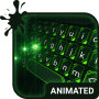 icon Green Light Keyboard Wallpaper (papel de parede de teclado de luz verde de parede)