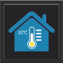 icon Thermometer Room Temperature(Termômetro Temperatura ambiente (interno e externo)
)