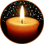 icon Night Light | Candle Fireplace ()