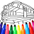 icon Treine kleur bladsye spel(Jogo de trem: livro de colorir.) 18.0.6