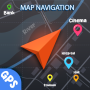 icon Map Navigation(Live Earth Map: Street View 3D)