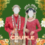icon Pernikahan Tradisional Couple(Tradicional Casal de casamento)