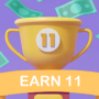 icon Earn 11: Earn Money by Games (Ganhe 11: Ganhe dinheiro com jogos)