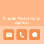 icon Simple Pastel Color Apricot(cores pastel: Mystical
)