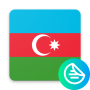 icon Azerbaijan Stickers (Azerbaijão Adesivos)