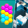 icon Hexa Gems Puzzle(Blocos hexagonais Jogos de quebra-cabeça offline)