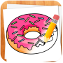 icon Draw Desserts(Como desenhar sobremesas)