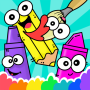 icon Coloring(Colorir jogo para crianças
)