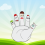 icon Family Finger Puppets (Fantoches de dedo da família livre)