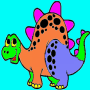 icon Dinosaur Coloring Pages (Dinossauros Coloring Pages)