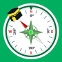 icon Qibla Compass - Prayer Times (Qibla Compass - Horários de oração)