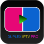icon com.dupliksxplayiptv.iptvadvertguidelinme(Duplex Play IPTV 4k player TV Box Smarters 