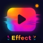 icon Glitch Video EffectVideoCook(Editor e criador de vídeos de Bella - VideoCook)