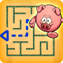 icon Piggy Maze Runner(Maze game - Jogos de quebra-cabeça para crianças)