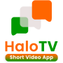 icon Short Video, Status Video App, Indian App - HaloTv (Vídeo curto, aplicativo de vídeo de status, aplicativo indiano - HaloTv)