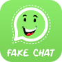 icon fake chat conversation for whatzup(Conversa de bate-papo falsa)