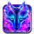 icon Galaxy Wild Wolf(Tema de Teclado Lobo Selvagem da Galáxia) 1.0