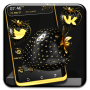 icon Golden Black Strawberry Theme Launcher(Tema Golden Black Strawberry)