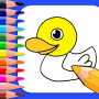 icon Free Coloring Games Easy to Draw and Coloring Book (Jogos de colorir grátis fáceis de desenhar e livro de colorir
)