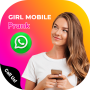 icon Girl Mobile Prank(Girl Mobile Number Prank - Random Girls Video Chat
)