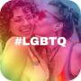 icon RainbowFrame(Orgulho LGBT Foto Maker arco-íris adesivos Frame2020
)