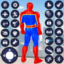 icon Police Robot Rope Hero(Spider Rope Hero: Superhero)