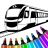 icon Trains coloring pages game(Jogo de trem: livro de colorir.) 18.6.1