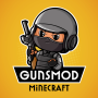 icon Guns for Minecraft New Mod Weapons(Armas de projetor de rosto para Minecraft
)