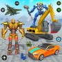 icon Excavator Robot Car Game-Dino(Escavadeira Robot War - Jogo de Carro)