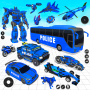 icon Police Robot BusCar Games(Police Bus Robot Bike Games)
