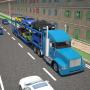 icon Car transport 3D trailer truck(Caminhão de reboque do transporte do carro 3D)