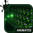 icon Green Light Animated Keyboard + Live Wallpaper(papel de parede de teclado de luz verde de parede) 5.9.11