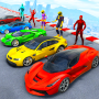 icon Superhero Car Stunt Game(Jogo de super-heróis: Rampa de carro Stunt)
