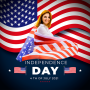 icon American Independence Day 2021(Feliz 4 de julho Dia da Independência de 2021
)