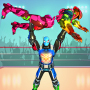 icon Ring Fight Battle Human VS Robots Attack(Kung Fu Jogos de Luta: Robot New Games 2021
)
