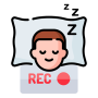icon Night recorder(Sleep recorder - Sleep talk recorder
)