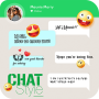 icon Chat Style(Fancy Text for WhatsApp Chat
)