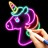 icon Kids Doodle(Neon Doodle Art Paint para crianças) 1.2.3