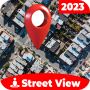icon Street View: Satellite Map (Street View: Mapa de satélite)
