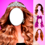 icon Hairstyles(Mulher Penteado Editor de fotos)