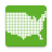 icon U.S.(E. O quebra-cabeça do mapa dos EUA) 3.2.8