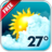 icon Animated Weather (Widget de tempo animado, relógio) 6.7.1.1