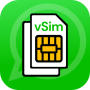 icon vSim for WhatsApp(Número virtual para WhatsApp)