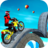 icon Superhero gt Stunt Biker Race(Acrobacias de bicicleta de super-heróis Corrida 3D) 4.4
