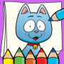 icon Kitten Coloring(Kitten Kitten Book - Cat Drawing Book for Kids
)